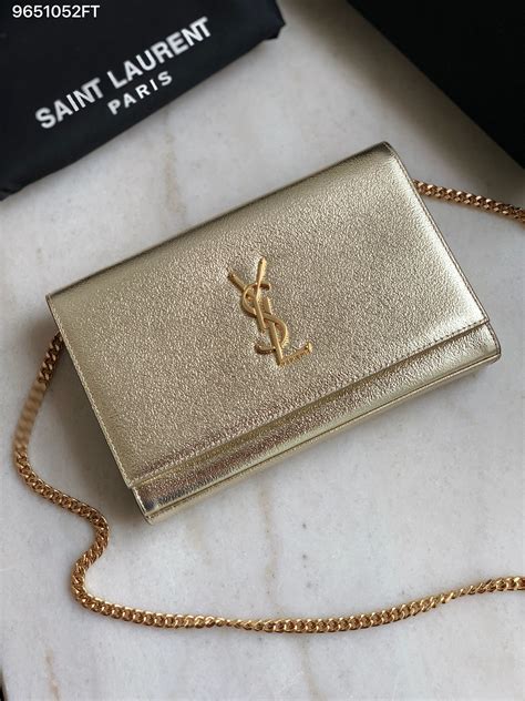 ysl gold purse|yves saint laurent bag price.